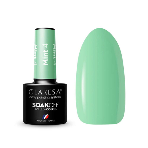 Claresa - Semi-permanenter Nagellack Soak off - 04: Mint