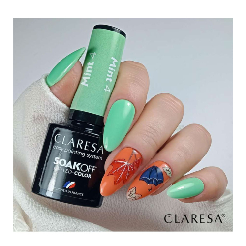 Claresa - Semi-permanenter Nagellack Soak off - 04: Mint