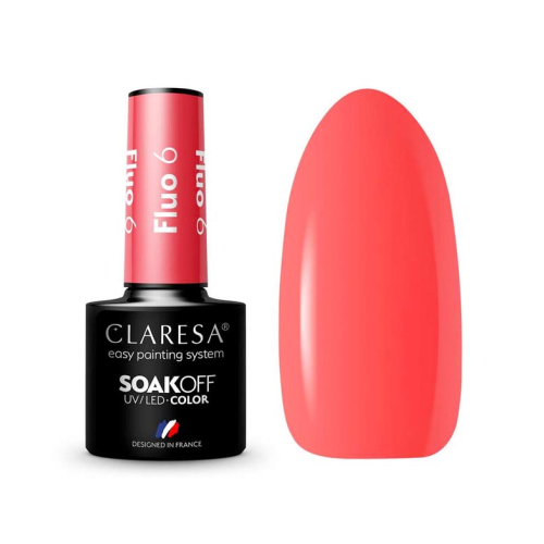 Claresa - *Fluo* - Semipermanenter Nagellack Soak off - 06