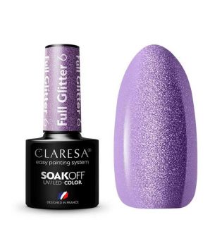 Claresa - Semi-permanenter Nagellack Soak off - 06: Full Glitter