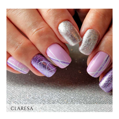 Claresa - Semi-permanenter Nagellack Soak off - 06: Full Glitter