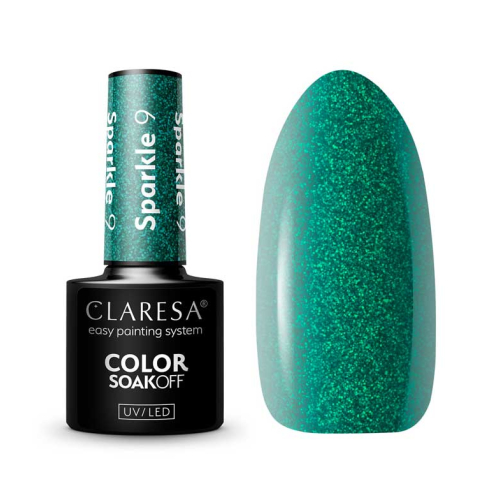 Claresa - Semipermanenter Nagellack Soak off - 09: Sparkle