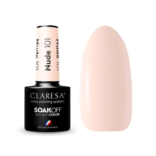 Claresa - Semi-permanenter Nagellack Soak off - 101: Nude