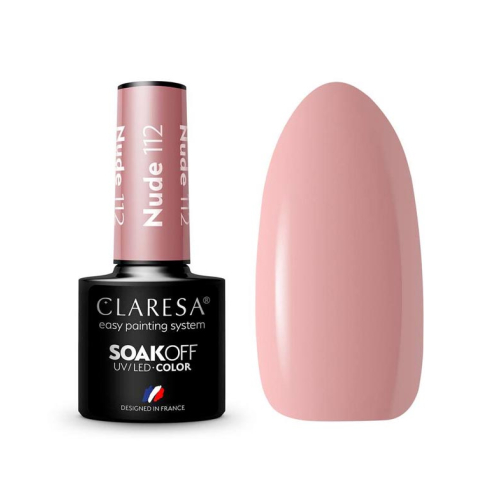 Claresa - Semi-permanenter Nagellack Soak off - 112: Nude