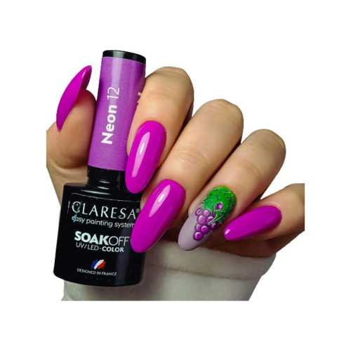 Claresa - Semipermanenter Nagellack Soak off - 12: Neon