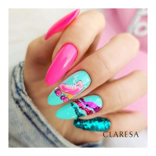 Claresa - Semi-permanenter Nagellack Soak off - 2: Neon