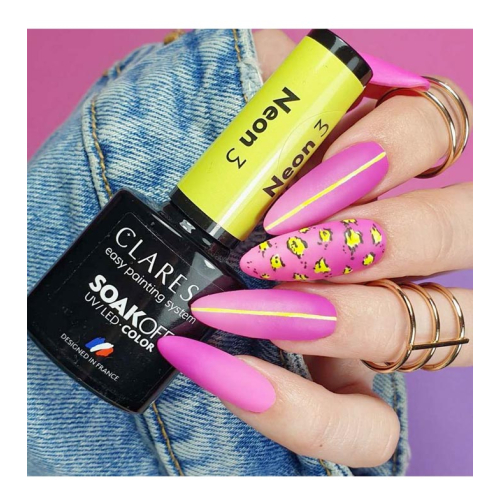 Claresa - Semi-permanenter Nagellack Soak off - 3: Neon
