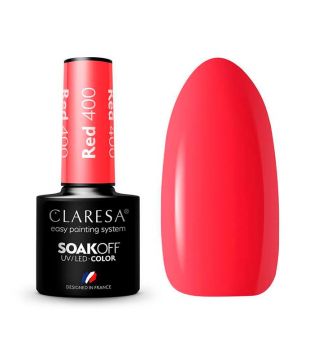 Claresa - Semi-permanenter Nagellack Soak off - 400: Red