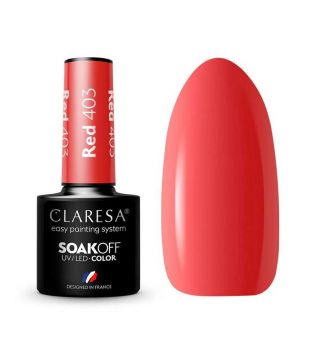 Claresa - Semi-permanenter Nagellack Soak off - 403: Red