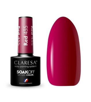 Claresa - Semi-permanenter Nagellack Soak off - 435: Red
