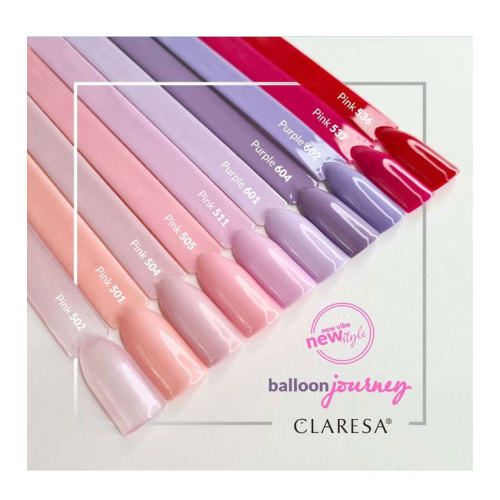 Claresa - Semi-permanenter Nagellack Soak off - 501: Pink