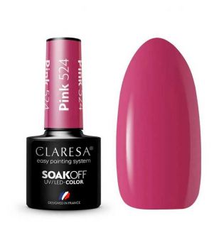 Claresa - Semi-permanenter Nagellack Soak off - 524: Pink