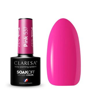 Claresa - Semi-permanenter Nagellack Soak off - 537: Pink