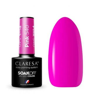 Claresa - Semi-permanenter Nagellack Soak off - 540: Pink