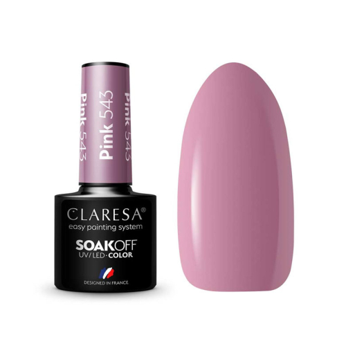 Claresa - Semi-permanenter Nagellack Soak off - 543: Pink