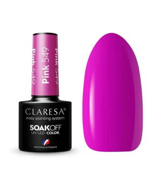 Claresa - Semi-permanenter Nagellack Soak off - 549: Pink