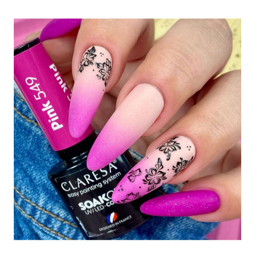 Claresa - Semi-permanenter Nagellack Soak off - 549: Pink