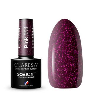 Claresa - Semi-permanenter Nagellack Soak off - 554: Pink