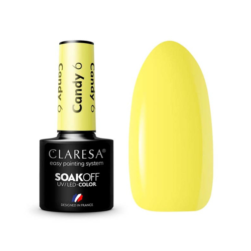 Claresa - Semi-permanenter Nagellack Soak off - 6: Candy