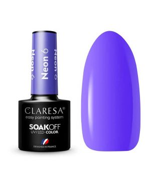 Claresa - Semi-permanenter Nagellack Soak off - 6: Neon