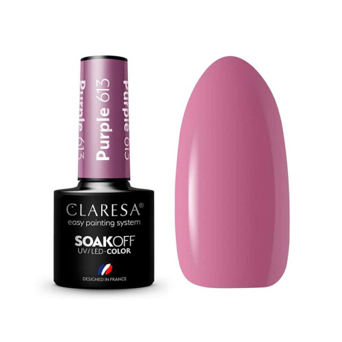 Claresa - Semi-permanenter Nagellack Soak off - 613:  Purple