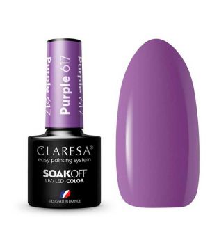 Claresa - Semi-permanenter Nagellack Soak off - 617: Purple