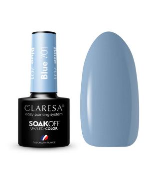Claresa - Semi-permanenter Nagellack Soak off - 701: Blue