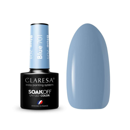 Claresa - Semi-permanenter Nagellack Soak off - 701: Blue