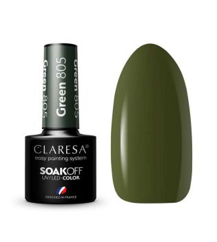 Claresa - Semi-permanenter Nagellack Soak off - 805: Green
