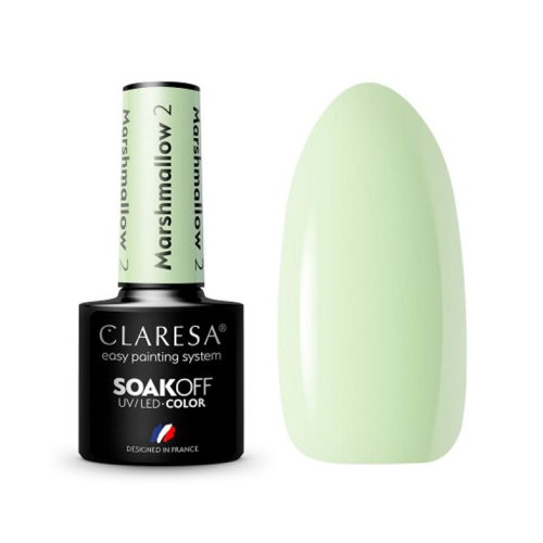 Claresa – Semipermanenter Nagellack Soak off Marshmallow – 02