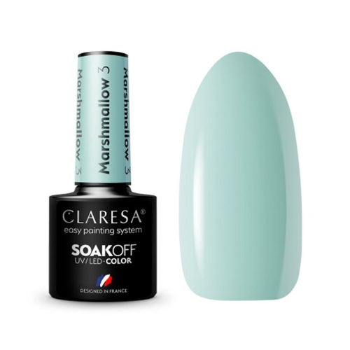 Claresa – Semipermanenter Nagellack Soak off Marshmallow – 03
