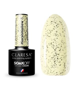 Claresa – Semipermanenter Nagellack Soak off Marshmallow  - 08