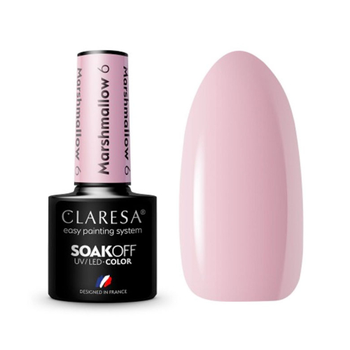 Claresa – Semipermanenter Nagellack Soak off Marshmallow  - 06