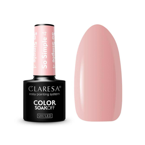 Claresa – Semipermanenter Nagellack Soak off So Simple - 04