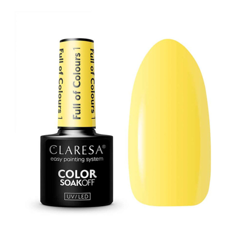 Claresa - *Full of Colours* - Semipermanenter Nagellack Soak off - 01