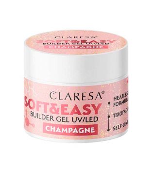 Claresa - Soft & Easy Aufbaugel - Champagner - 45 g