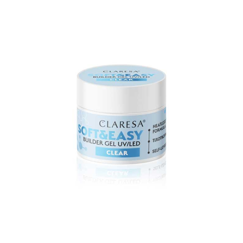 Claresa - Aufbaugel Soft & Easy - Clear - 12 g