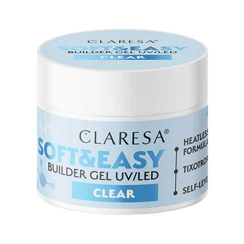 Claresa - Aufbaugel Soft & Easy - Clear - 90 g