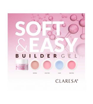 Claresa - Aufbaugel Soft & Easy - Clear - 90 g