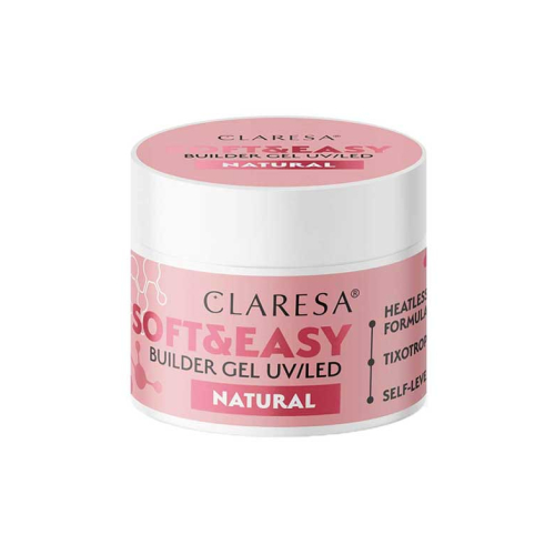 Claresa - Aufbaugel Soft & Easy - Natural - 45 g