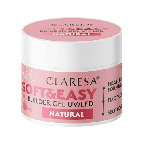Claresa - Aufbaugel Soft & Easy - Natural - 90 g
