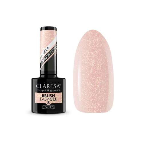 Claresa – Semipermanentes Nagelgel Brush Easy - 08