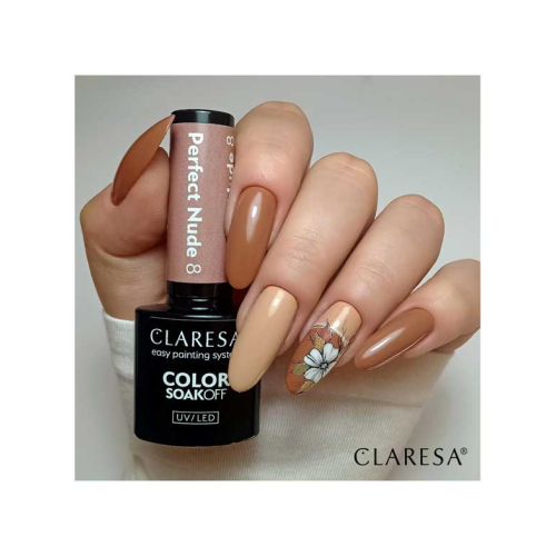 Claresa - *Perfect Nude* - Semipermanenter Nagellack Soak off - 08