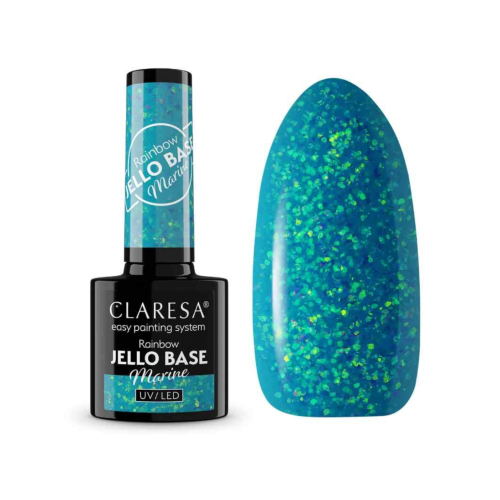 Claresa - *Rainbow Jello Base* - Semipermanenter Nagellack - Marine