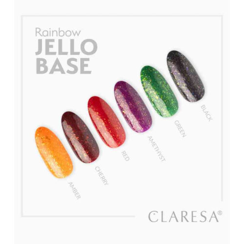 Claresa – *Rainbow Jello Base* - Semipermanenter Nagellack – Amber