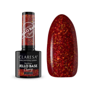 Claresa - *Rainbow Jello Base* - Semipermanenter Nagellack - Cherry