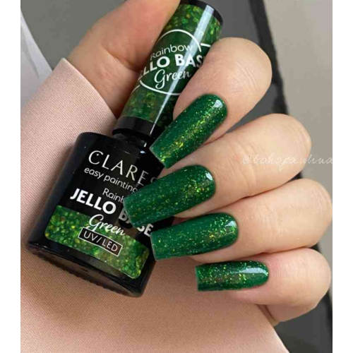 Claresa - *Rainbow Jello Base* - Semipermanenter Nagellack - Green