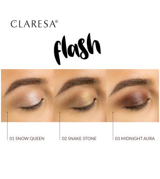 Claresa – Lidschatten Flash - 01: Snow Queen