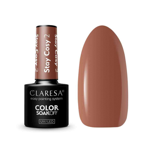 Claresa - *Stay Cosy* – Semipermanenter Nagellack Soak off – 02