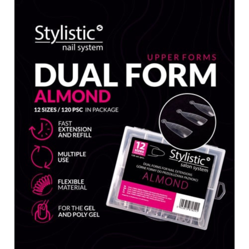 Claresa - Silikon-Tipps Dual Forms - Almond